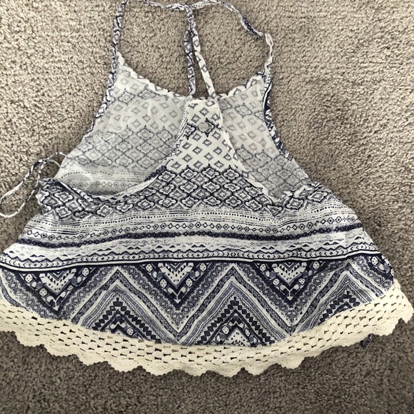 Patterned Cropped Tank - Picture 3 of 4